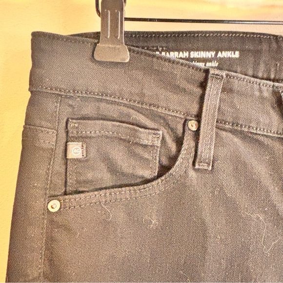 ADRIANO GOLDSCHMIED Sz 27R The Farrah Skinny Ankle Black Jeans - Picture 3 of 11